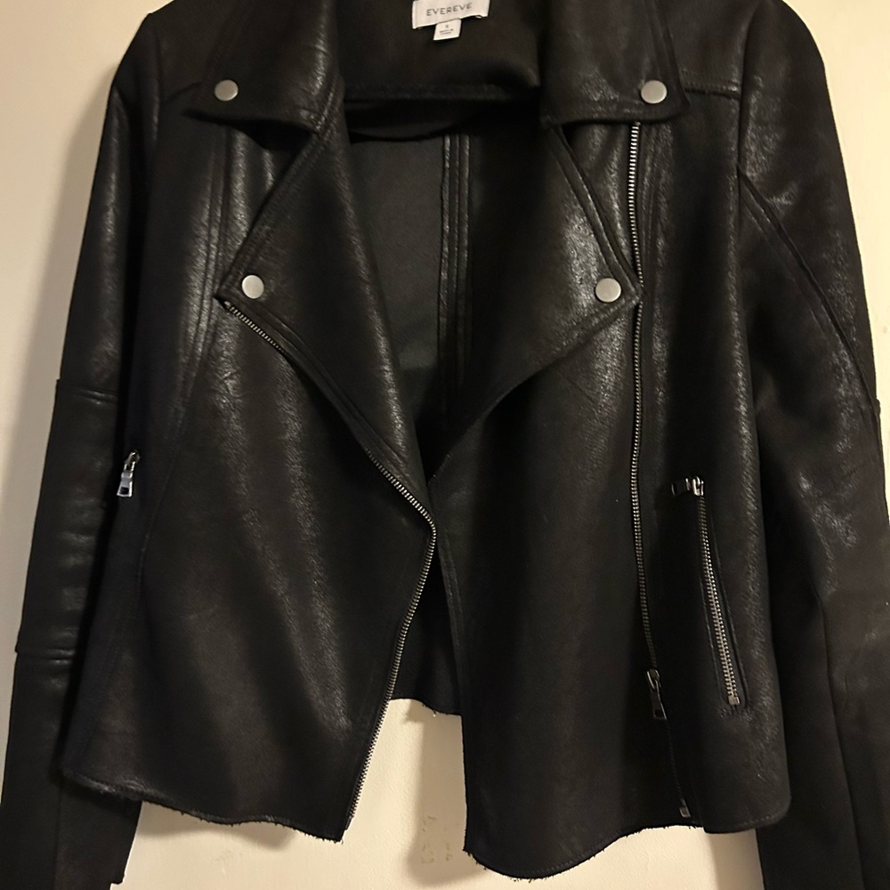 Like new Evereve sueded moto jacket
